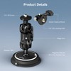 SMALLRIG 2-in-1 Magnetic Suction Cup Mount for Gopro, Car Camera