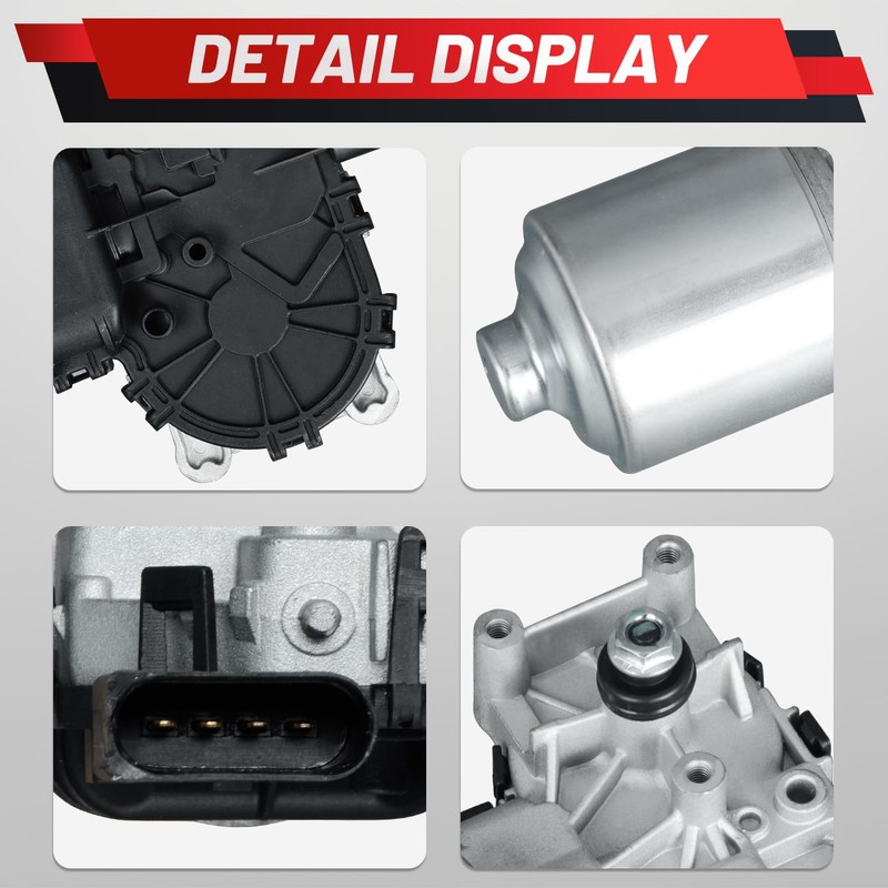 6R1955119 6R1955119A 6R1955023B Upgraded Windshield Wiper Motor Compatible with Volkswagen