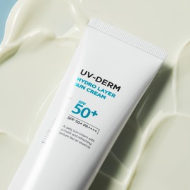 Derma Firm UV Derm Hydro Layer Sun Cream 50g SPF50+PA++++ Moisture Sun Cream / 더마펌 유브이덤 하이드로 레이어 선크림 50g SPF50+PA++++ 수분선크림