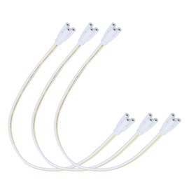 T5 T8 LED Tube Light Cord Double Female End Lamp Cord for LED Integrated Single Fixture, Shop, Garage, Under Cabinet Light 3 Pcs