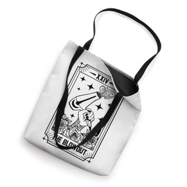 Hairdresser Hairstylist The Blowout Tarot Card Hair Dryer Tote Bag