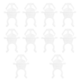 VGOL 10Pcs Bonnet Stay Holder Clips Replacement Compatible with Honda Civic Accord Hood Prop Retaining Clip Car Accessories Plastic