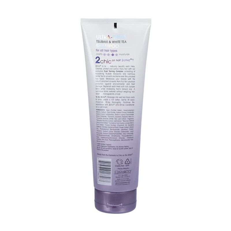 Giovanni, Ultra Shine Shampoo, For All Hair Types, Tsubaki +