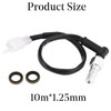 Universal Motorcycle Hydraulic Brake Light Switch Banjo Bolt - Hollow
