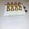 rca distribution block 1-4 rca splitter In White