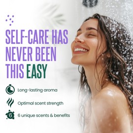 Cleverfy Shower Steamers Aromatherapy for Women and Men – Self-Care Shower Bombs for Stress Relief and Relaxation – 18 Tablets