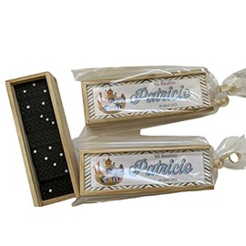 Domino de bolsillo Recuerdo Boda, Bautizo, Comunion10 piezas