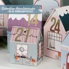 Papierdrachen DIY Advent Calendar for Crafts and Filling - Houses
