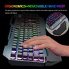 Wireless Gaming Keyboard and Mouse,RGB Backlit Rechargeable Keyboard Mouse with