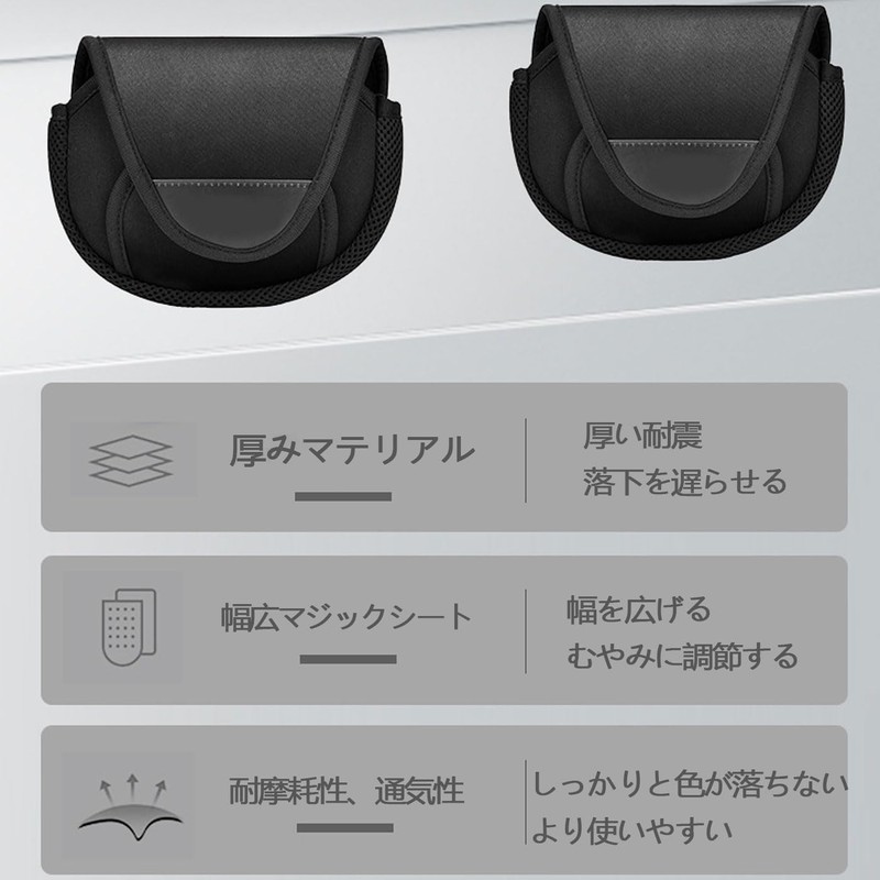Ginhkok Reel Cover Spinning Reel Case Simple Design Easy Storage