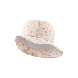 Sterntaler Girls' Children's Cotton Printed Sun Hat with Flower Design, ecru, 49