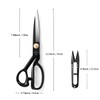 Fabric Scissors 12 Inch(31CM), Dressmaking Sewing Scissors Razor Sharp High