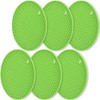 homEdge Silicone Trivets Mat, 6 Packs Multipurpose Non Slip Heat