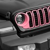 SQQP Front Grill Insert+Headlight Turn Light Cover Compatible with 2024-2025