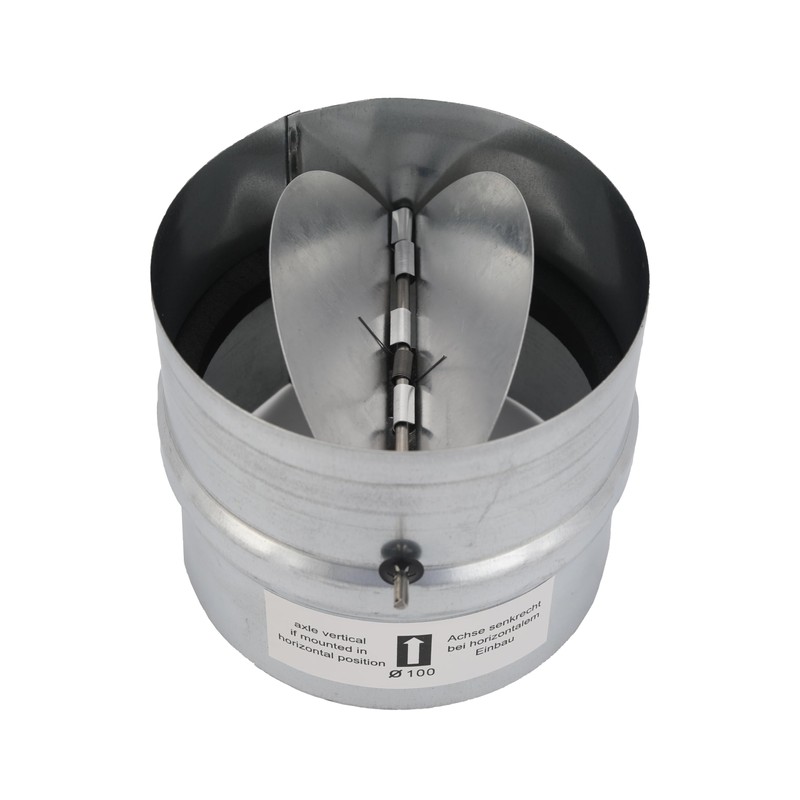 IRSTBL - 4 Inch Backdraft Damper HVAC Duct Insert -