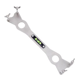 Hot and Cold Water Pipe Leveler, Stainless Steel Water Pipe Wrench, Bathroom Wrench, Multipurpose Fixed Leveler, Mounting Aid for Water Heater, Shower (Pack of 1)