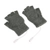 USB Warmer Heated Gloves Flip Half Fingerless Electronic Knitted Hand