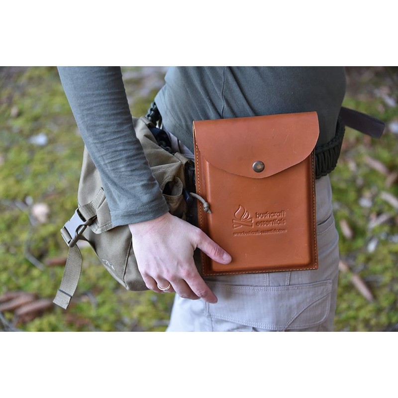 Bushcraft Essentials Leather Pouch Bushbox XL (ブッシュボックス Bushcraft Essentials/ブッシュクラフト エッセンシャルズ