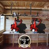 Tahikem 2 Set Overhead Garage Storage Rack, Heavy Duty Overhead