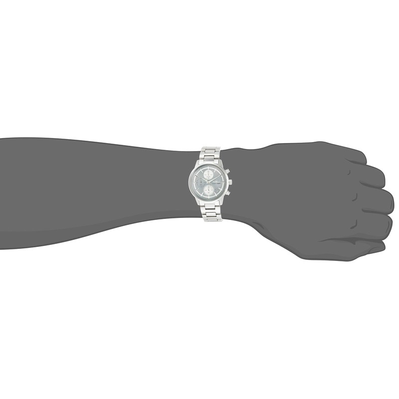 Seiko Watch AGAT431 Men's Wired Chronograph Watch, Gray Dial, Curved