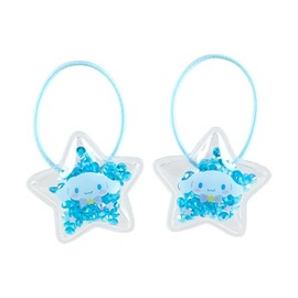 Sanrio Kids Accessories Shakashaka Ponytail Holder Set of 2 Cinnamon Rolls Cinnamoroll 1.4 x 1.4 x 0.3 inches (3.5 x 3.5 x 0.7 cm) Character 910104 SANRIO