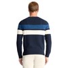 IZOD Men's Button Mock Sweater, Navy Blazer