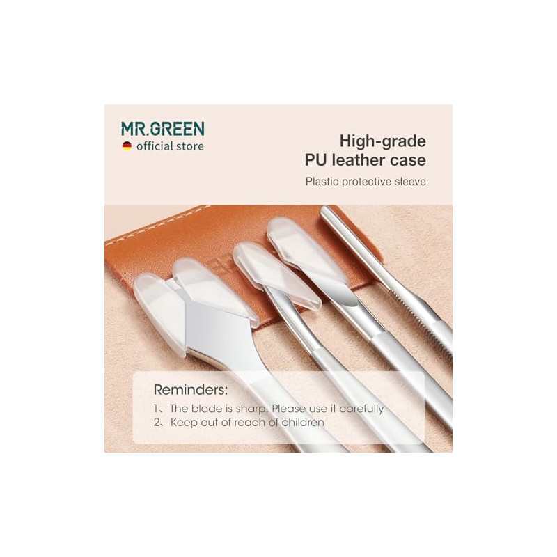 Professional Pedicure Knife Set - Stainless Steel Foot Care Tools