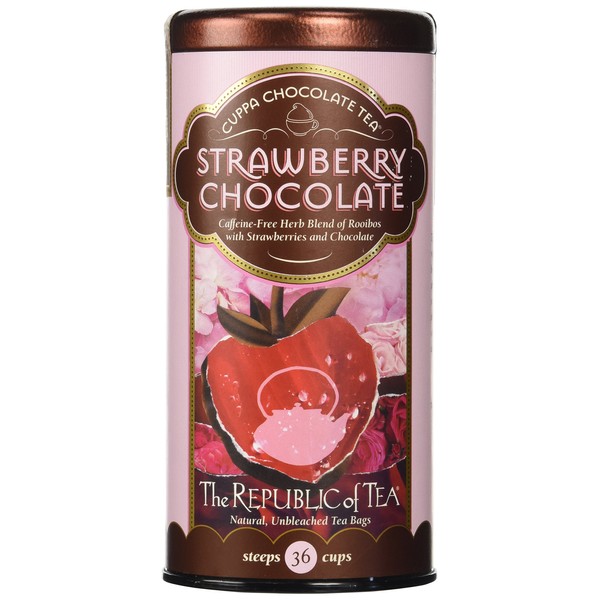 The Republic of Tea, Strawberry Chocolate Tea, 36-Count