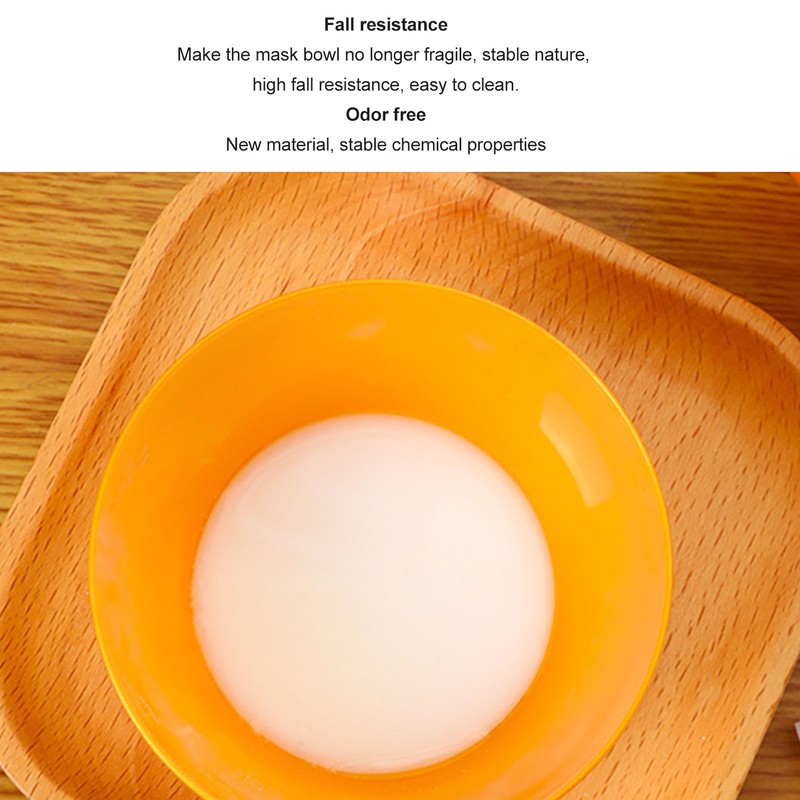 10pcs Mask Bowl Golden Plastic Reusable Lightweight Facial Mask Mixing