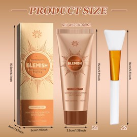 Aufhellende und Fleckenentferner Gesichtsmaske, Kraut Mask Peel Off Mask, Kräuterflecken Peel Off Gesichtsmaske, Peel Off Anti Falten Whiten Maske, Zur Hydratation, Anti-Falten-Wirkung