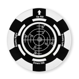 JIUYIBC Golf Putt Green Reader, Magnetic Alloy Round Bubble Level, High Precision Reader, Golf Putting Aid, Golf Accessories for Men Gift 45MM