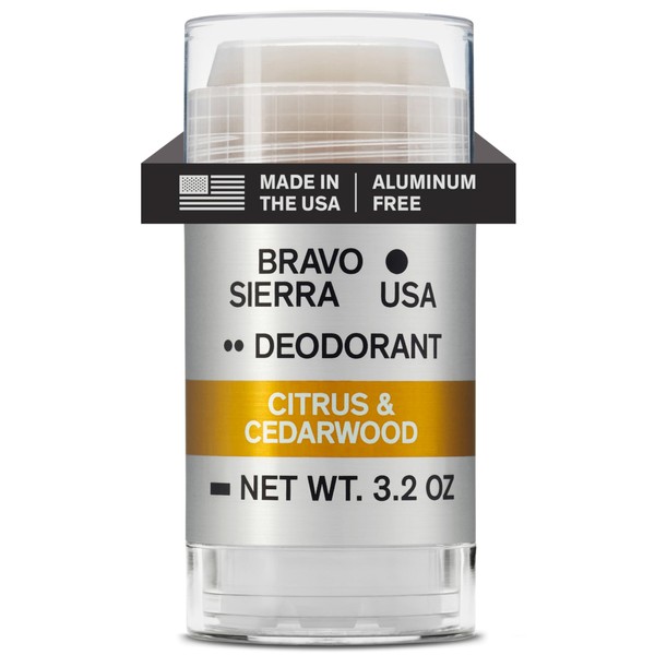 Bravo Sierra Aluminum-Free Deodorant for Men by Bravo Sierra, 1-Pack