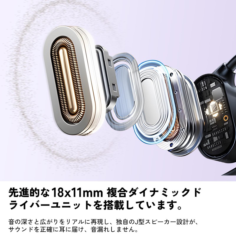 King Lucky Open-Ear Wireless Earphones, Bluetooth 5.3, Ultra Lightweight Approx.
