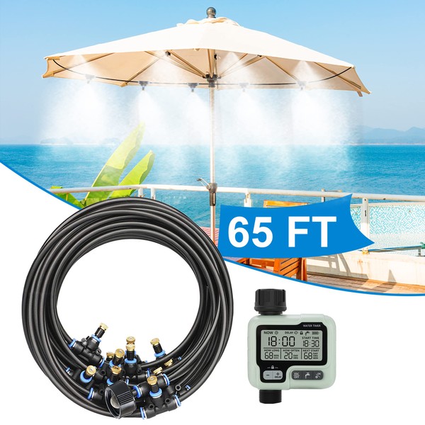 Automatic Outdoor Mister System for Outside Patio,Smart Misting Cooling System