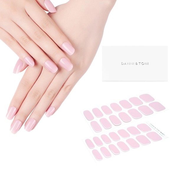 DANNI & TONI Semi Cured Gel Nail Strips Lavender Pink
