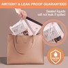 5 Pack TSA Approved Clear Travel Toiletry Bag, Reayou Leakproof