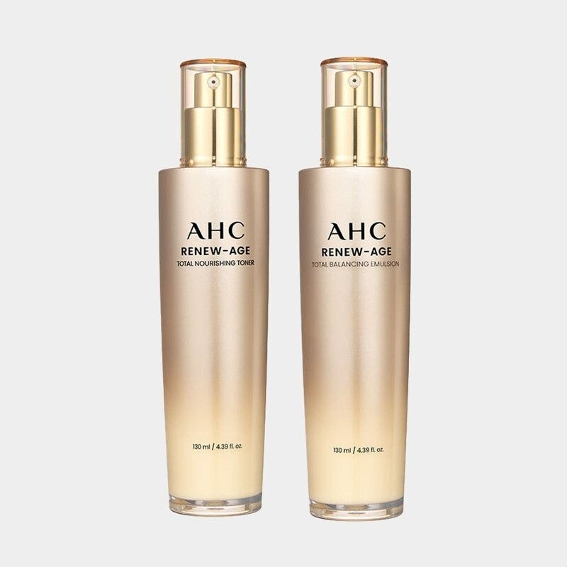 AHC basic toner + lotion 2-piece set (cross selection possible)