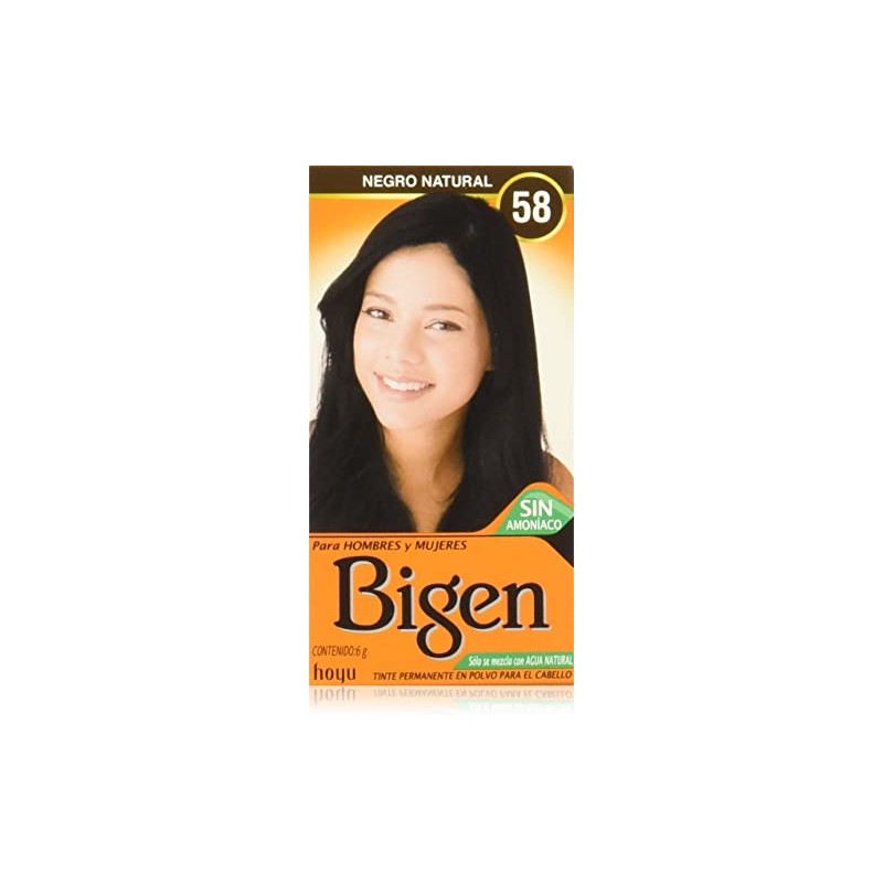 BIGEN Pack de 12 tintes marca bigen polvo tono,"bp negro
