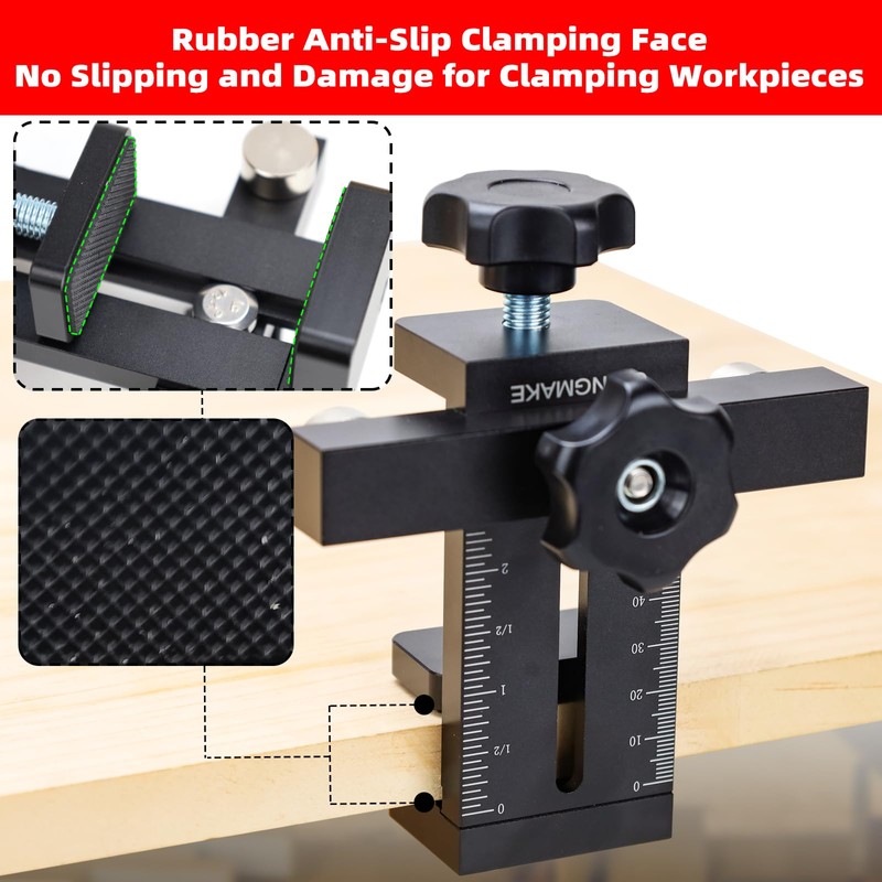 GOINGMAKE Cabinet Door Mounting Jig with Quick Edge Positioner,Adjustable Cabinet