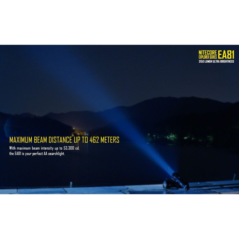 Nitecore EA81 Cree XHP50 Searchlight Flashlight