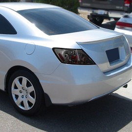 Spec-D Tuning Smoke Tail Lights Compatible with 2006-2011 Honda Civic Coupe 2 Door, Left + Right Pair Assembly