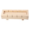 DOITOOL Sushi Making Kit Wooden Rectangular Sushi Press Mold Maker
