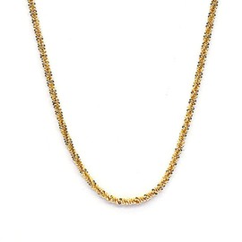 [AJIRO ACCESSORY] N054 Necklace, Silver, Gold, Simple, Chain, Office, Stylish, Women's, Gift, Present, Daily
