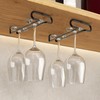 GeLive 7 Inch Wine Glass Rack Under Cabinet Stemware Holder
