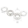 CRAFTMEMORE 1 inch Hole 10 Sets Grommets Eyelets with Washers