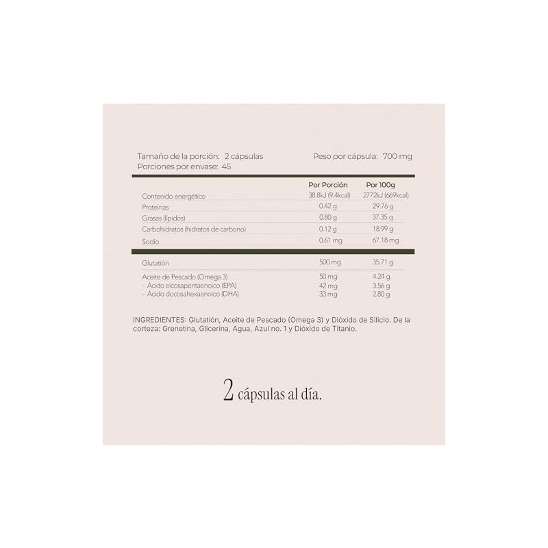 GLUTATION - Maklen Glutation con Omega 3 - Antioxidante Premium