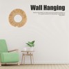 Raffia Wall Decor Portable Textured Appearance Wall Hanging Environmental Friendly