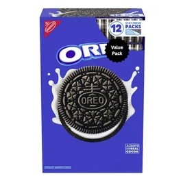 Chocolate Sandwich Cookies by Orio– 12 Pack (5.23 oz Each) | Classic Cream-Filled Crunch