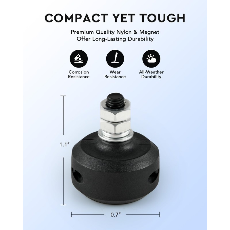 CO-Z Magnetic Limit Switches, 2pc Round Switch Magnet Set for