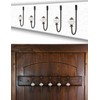 Fuxxer® Antique Coat Hooks Towel Hooks Ceramic & Brass Design